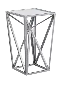 Outlet 🥰 Madison Park Zee Angular Mirror Accent Table 👏 -Madison Park Shop Belk 2516
