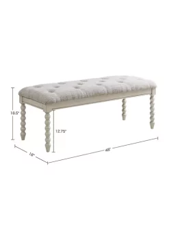 Wholesale 🔔 Madison Park Signature Beckett Accent Bench 🤩 -Madison Park Shop Belk 2522