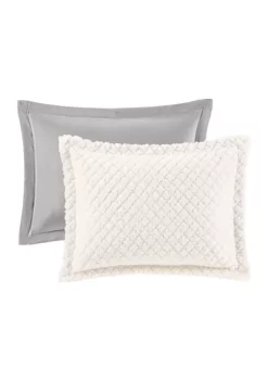 Buy 🔔 Madison Park Adler Reversible Textured Sherpa to Faux Mink Comforter Set ✨ -Madison Park Shop Belk 2525