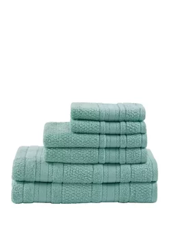 Deals 😀 Madison Park Essentials Adrien Super Soft Quick Dry 6 Piece Cotton Towel Set ✨ -Madison Park Shop Belk 254