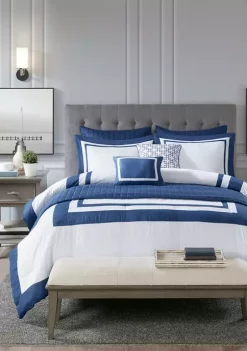 Brand new 😀 Madison Park Heritage 8 Piece Comforter and Coverlet Set Collection 🛒 -Madison Park Shop Belk 2547