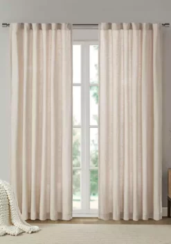 Top 10 ⭐ Madison Park Beals Faux Linen Rod Pocket and Back Tab Panel with Fleece Lining 🥰 -Madison Park Shop Belk 2554