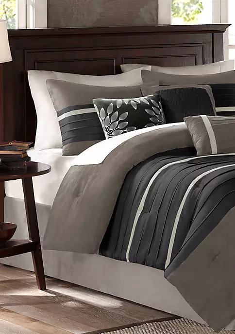 Cheap ๐ฅ Madison Park Palmer 7-Piece Comforter Set - Black โญ 1 Cheap ๐ฅ Madison Park Palmer 7-Piece Comforter Set - Black โญ