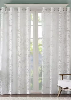 Top 10 ❤️ Madison Park Leilani Palm Leaf Burnout Window Sheer ⌛