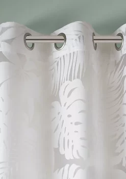 Top 10 ❤️ Madison Park Leilani Palm Leaf Burnout Window Sheer ⌛ -Madison Park Shop Belk 2559