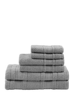 Deals 😀 Madison Park Essentials Adrien Super Soft Quick Dry 6 Piece Cotton Towel Set ✨ -Madison Park Shop Belk 256