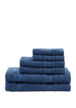 Deals 😀 Madison Park Essentials Adrien Super Soft Quick Dry 6 Piece Cotton Towel Set ✨ -Madison Park Shop Belk 259
