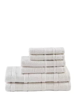 Deals 😀 Madison Park Essentials Adrien Super Soft Quick Dry 6 Piece Cotton Towel Set ✨ -Madison Park Shop Belk 260