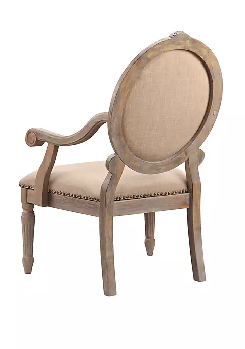 Cheapest 😍 Madison Park Brentwood Exposed Wood Arm Chair ❤️ 2 Cheapest 😍 Madison Park Brentwood Exposed Wood Arm Chair ❤️ - Image 2