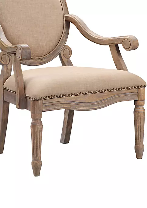 Cheapest 😍 Madison Park Brentwood Exposed Wood Arm Chair ❤️ 4 Cheapest 😍 Madison Park Brentwood Exposed Wood Arm Chair ❤️ - Image 4