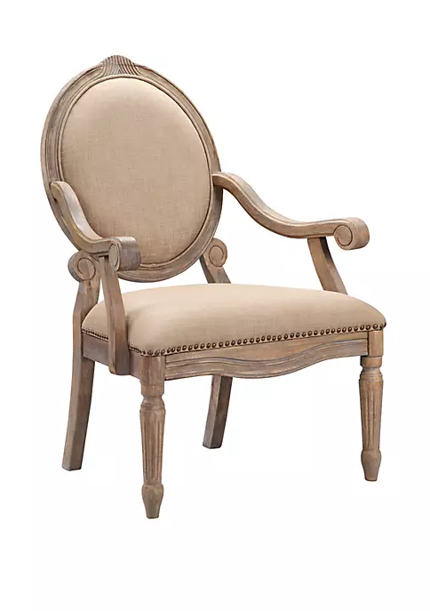 Cheapest 😍 Madison Park Brentwood Exposed Wood Arm Chair ❤️ 6 Cheapest 😍 Madison Park Brentwood Exposed Wood Arm Chair ❤️ - Image 6