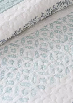 Deals 🛒 Madison Park Dawn 6 Piece Cotton Percale Reversible Coverlet Set 🎁 -Madison Park Shop Belk 263