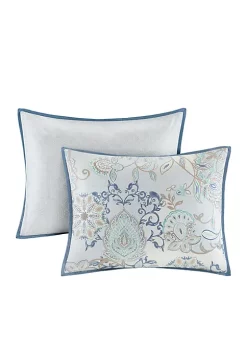 Coupon 🔥 Madison Park Isla Cotton Printed Reversible Comforter Set 😉 -Madison Park Shop Belk 2660