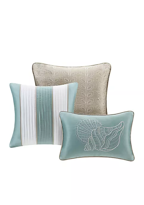 Wholesale 😀 Madison Park Carmel 7-Piece Comforter Set - Blue 😀 4 Wholesale 😀 Madison Park Carmel 7-Piece Comforter Set - Blue 😀 - Image 4