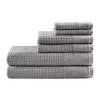 Wholesale 😉 Madison Park Spa Waffle Cotton Jacquard Antimicrobial Bath Towel 6 Piece Set ✔️