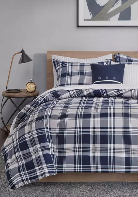 Best Sale 🔥 Madison Park Essentials Patrick Reversible Complete Bedding Set 👍 1 Best Sale 🔥 Madison Park Essentials Patrick Reversible Complete Bedding Set 👍