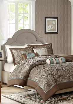 Buy 🔥 Madison Park Aubrey 6 Piece Duvet Cover Set 👏 -Madison Park Shop Belk 2765