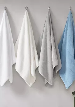 Discount 🛒 Madison Park Signature Parker Textured Solid Stripe 600 GSM Cotton Bath Towels 6 Piece Set 🧨 -Madison Park Shop Belk 2809