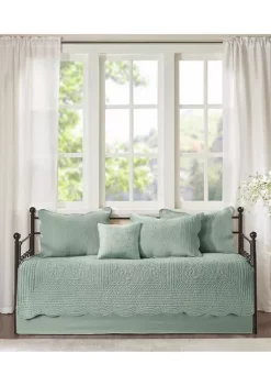 Promo 🎁 Madison Park Tuscany 6 Piece Reversible Scalloped Edge Daybed Cover Set 😉