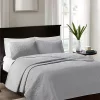 Buy ❤️ Madison Park Quebec Grey Coverlet Mini Set 🤩