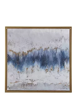 Best Pirce 🥰 Madison Park Blue Embrace Framed Gel 🧥 Coat Canvas 👏