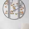 Discount 🛒 Madison Park Golden Gingko Leaves Metal Wall Decor 3pc Set 👏