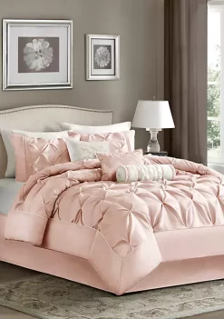 Hot Sale ⭐ Madison Park Laurel 7-Piece Comforter Set- Blush 🔥 -Madison Park Shop Belk 295