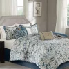 Hot Sale 🔔 Madison Park Gabby Comforter Set-Blue 👍