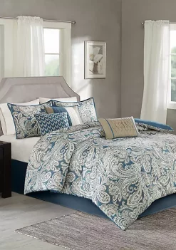 Hot Sale 🔔 Madison Park Gabby Comforter Set-Blue 👍