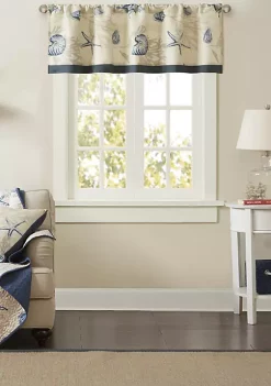 Best Sale ✔️ Madison Park Bayside Printed Valance ⌛