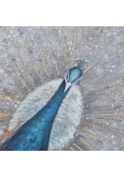 Brand new 😉 Madison Park Gilded Peacock Framed Canvas with Gold Foil and Hand Embellishment 🧨 -Madison Park Shop Belk 3021