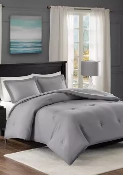 Best Pirce 🧨 Madison Park Clay Yarn Dyed Heather Weave Microfiber Down Alternative Comforter Mini Set 💯 -Madison Park Shop Belk 3029