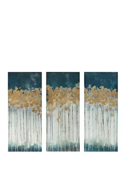 Wholesale 🧨 Madison Park Midnight Forest 3 Piece Wall Art Set 🔔