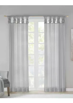 Hot Sale 💯 Madison Park Ceres Twist Tab Voile Sheer Window Pair 💯 -Madison Park Shop Belk 3079