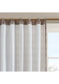 Hot Sale 💯 Madison Park Anaheim Plaid Rod Pocket and Back Tab Panel with Fleece Lining ⭐ -Madison Park Shop Belk 3122