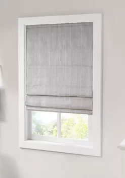 Best Pirce 😀 Madison Park Galen Basketweave Room Darkening Cordless Roman Shade 🧨 -Madison Park Shop Belk 3144