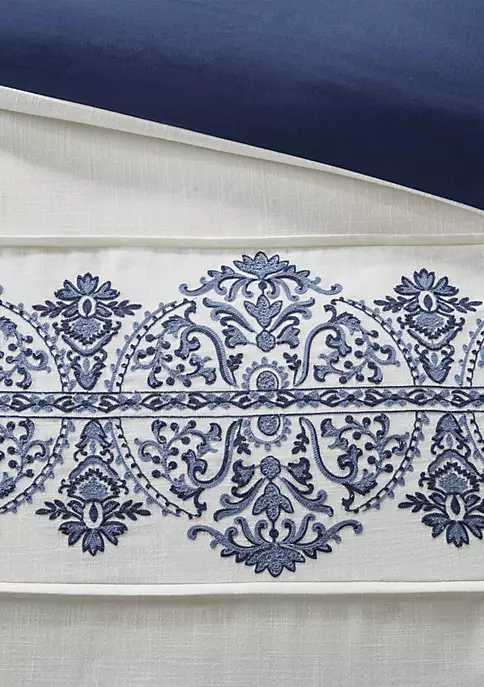 Top 10 ๐งจ Madison Park Signature Indigo Sky Faux Linen Oversized Comforter Set ๐ 3 Top 10 ๐งจ Madison Park Signature Indigo Sky Faux Linen Oversized Comforter Set ๐ - Image 3