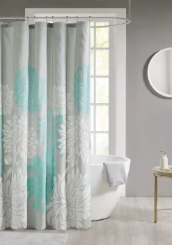 Cheapest 🛒 Madison Park Essentials Maible Printed Floral Shower Curtain 🎁 -Madison Park Shop Belk 3231
