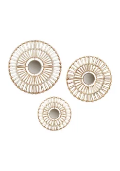 Flash Sale ⭐ Madison Park Ella Corn Leaves Wrapped Metal Wall Decoration 3 Piece Set ⌛ -Madison Park Shop Belk 3234