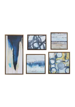 Buy ❤️ Madison Park Bliss Gallery Art 5 Piece Set ⌛ -Madison Park Shop Belk 3260