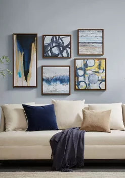 Buy ❤️ Madison Park Bliss Gallery Art 5 Piece Set ⌛ -Madison Park Shop Belk 3261