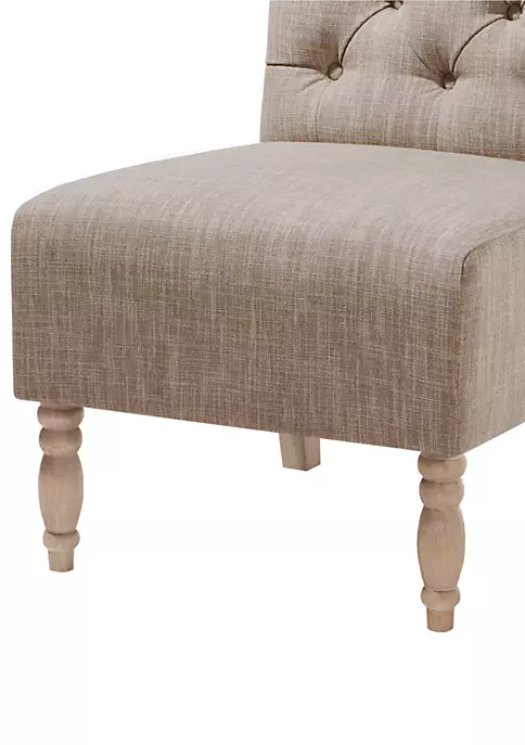 Best Pirce ๐ Madison Park Lola Tufted Armless Chair ๐คฉ 3 Best Pirce ๐ Madison Park Lola Tufted Armless Chair ๐คฉ - Image 3