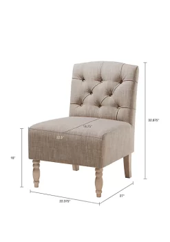 Best Pirce ๐ Madison Park Lola Tufted Armless Chair ๐คฉ 10 Best Pirce ๐ Madison Park Lola Tufted Armless Chair ๐คฉ -Madison Park Shop Belk 3272