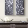Wholesale 🧨 Madison Park Grey Branches Print on Wood with 50% Handpaint 2 Piece Set 🎁