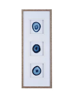 Coupon ✔️ Madison Park Blue Agate Trio Wall Art 🔔