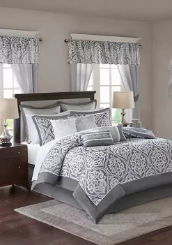 New 🌟 Madison Park Essentials Jordan 24-Piece Bed In A Bag Set ⌛ -Madison Park Shop Belk 330