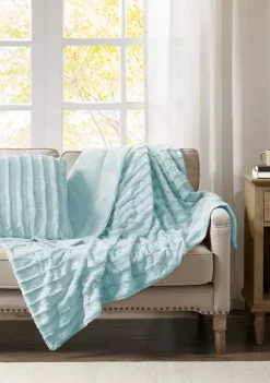 Cheap 🎉 Madison Park Duke Long Fur Throw ❤️