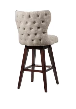 Top 10 ๐งจ Madison Park Hancock High Wingback Button Tufted Upholstered 32 inch Swivel Bar Stool with Nailhead Accent โ๏ธ 8 Top 10 ๐งจ Madison Park Hancock High Wingback Button Tufted Upholstered 32 inch Swivel Bar Stool with Nailhead Accent โ๏ธ -Madison Park Shop Belk 3334