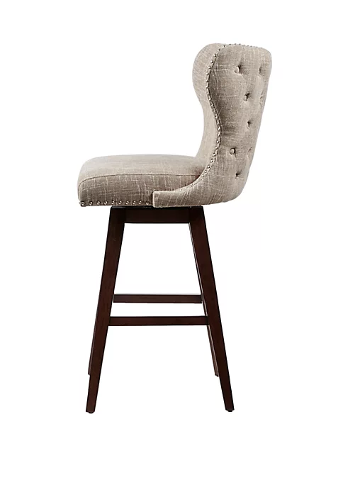 Top 10 ๐งจ Madison Park Hancock High Wingback Button Tufted Upholstered 32 inch Swivel Bar Stool with Nailhead Accent โ๏ธ 4 Top 10 ๐งจ Madison Park Hancock High Wingback Button Tufted Upholstered 32 inch Swivel Bar Stool with Nailhead Accent โ๏ธ - Image 4