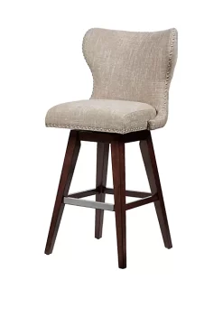 Top 10 ๐งจ Madison Park Hancock High Wingback Button Tufted Upholstered 32 inch Swivel Bar Stool with Nailhead Accent โ๏ธ 11 Top 10 ๐งจ Madison Park Hancock High Wingback Button Tufted Upholstered 32 inch Swivel Bar Stool with Nailhead Accent โ๏ธ -Madison Park Shop Belk 3337